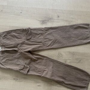 Zara Tan Casual Trousers